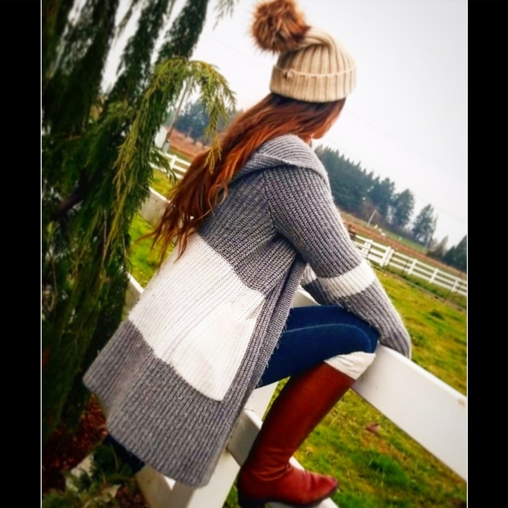 Long fashionable sweater coat!!💖